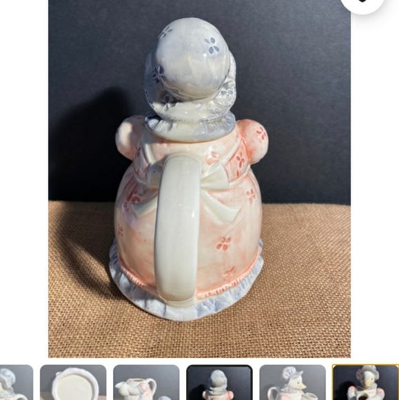 Vintage Country Mother Goose Teapot - Picture 5 of 6
